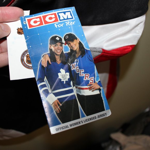 NWT❤️rare vintage 2003 Buffalo Sabres CCM NHL women's black jersey Made in Korea - Picture 3 of 12